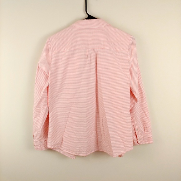 Croft & Barrow Button Down Striped Collared Shirt - Picture 4 of 4